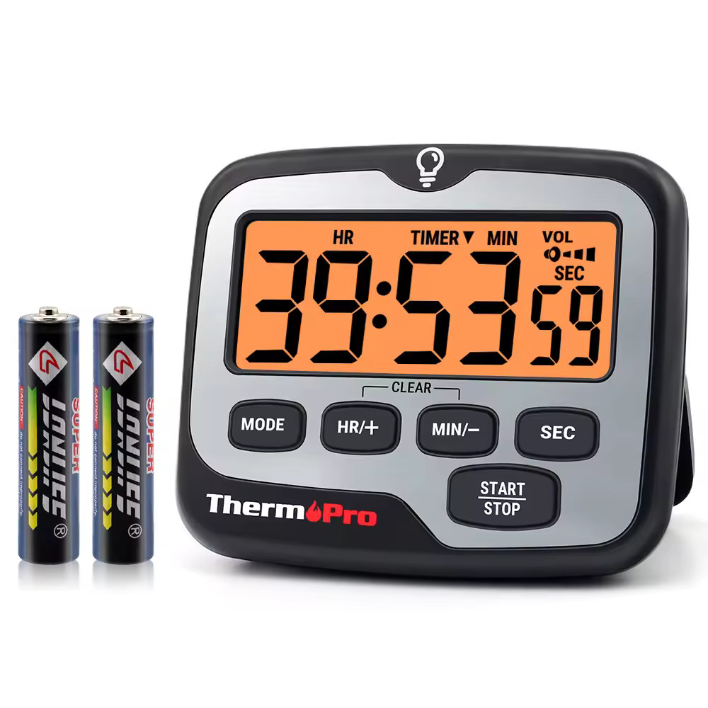 ThermoPro TM01W Large LCD Display Strong Magnetic Kitchen Cooking Digital Timer