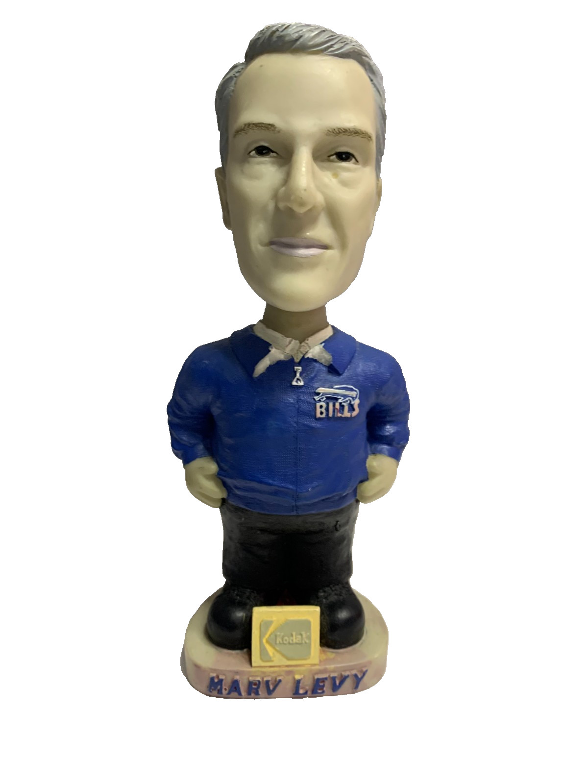Marv Levy bobblehead dobbles. Limited edition series 2 of 3. Kodak. memorabilia.