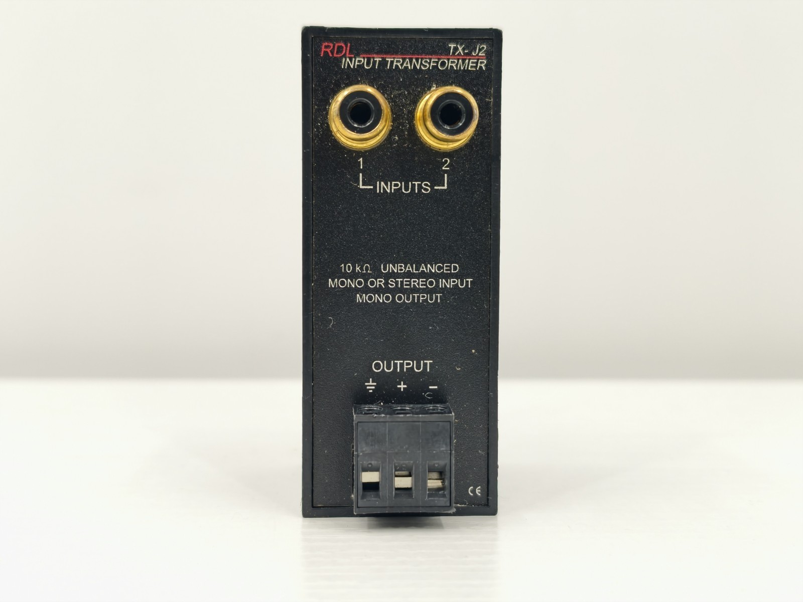 RDL TXJ2 Unbalanced Input Transformer Untested As Is