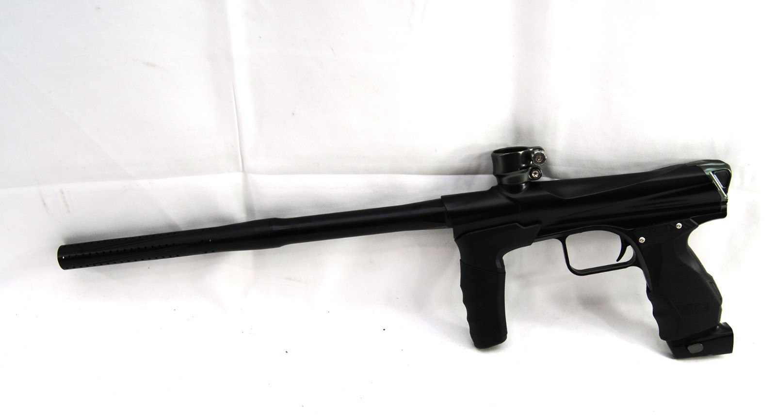 Used Push Paintball Propel Mechanical Mech Woodsball Marker Gun Black/Grey