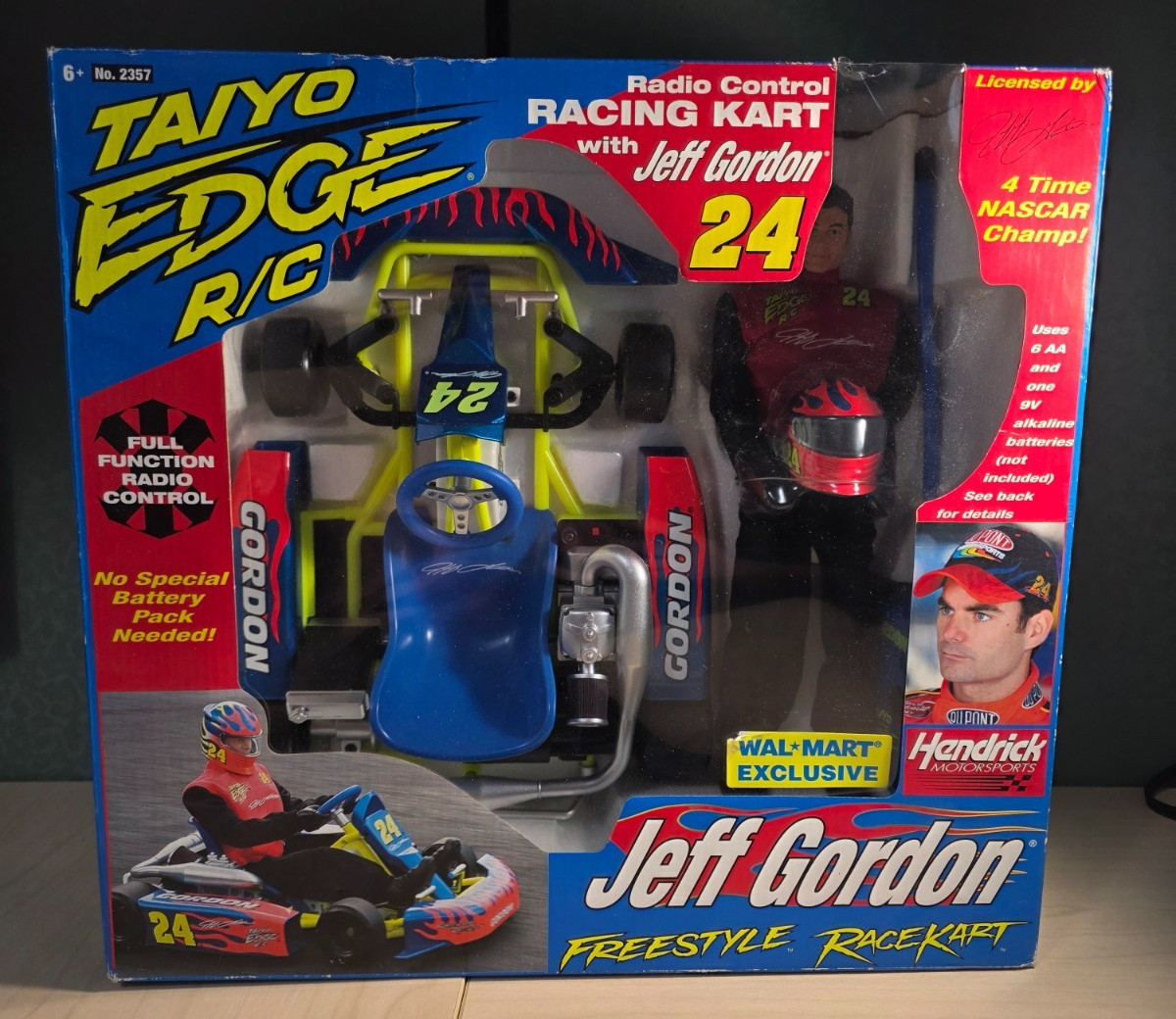 Radio Controlled Taiyo Edge R/C #2357 Jeff Gordon FreeStyle Race Kart New NASCAR
