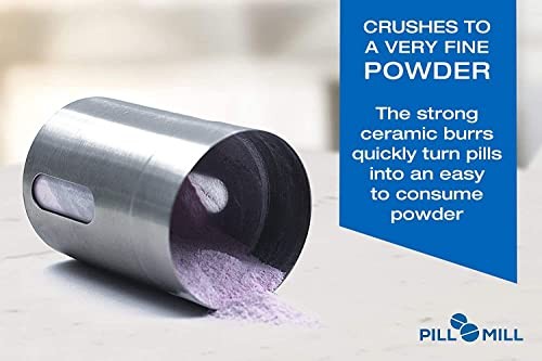 Pill Mill Pill Crusher - Crushes Multiple Tablets To A Fine Powder - M