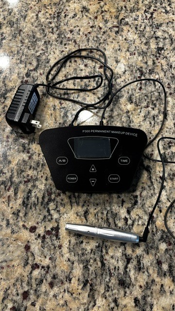 Biomaser P300 Permanent Makeup Tattoo Machine Kit w/Pen & Power Supply PMU