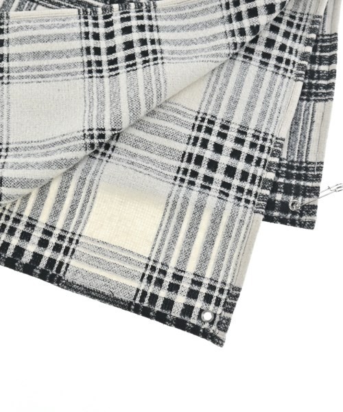 LOILE Scarves WhitexBlack(Check Pattern) F 2200666912749
