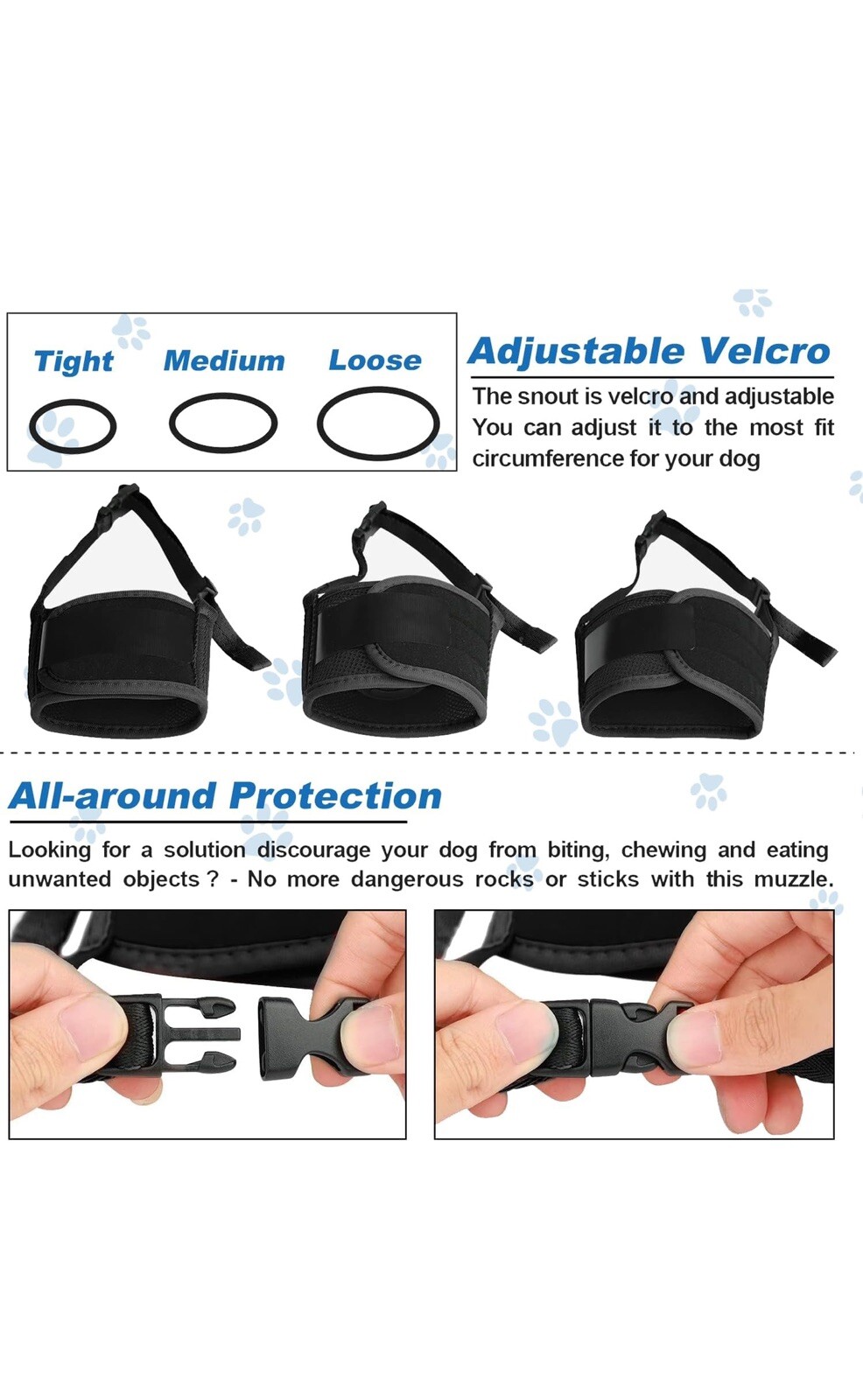 dog muzzle large