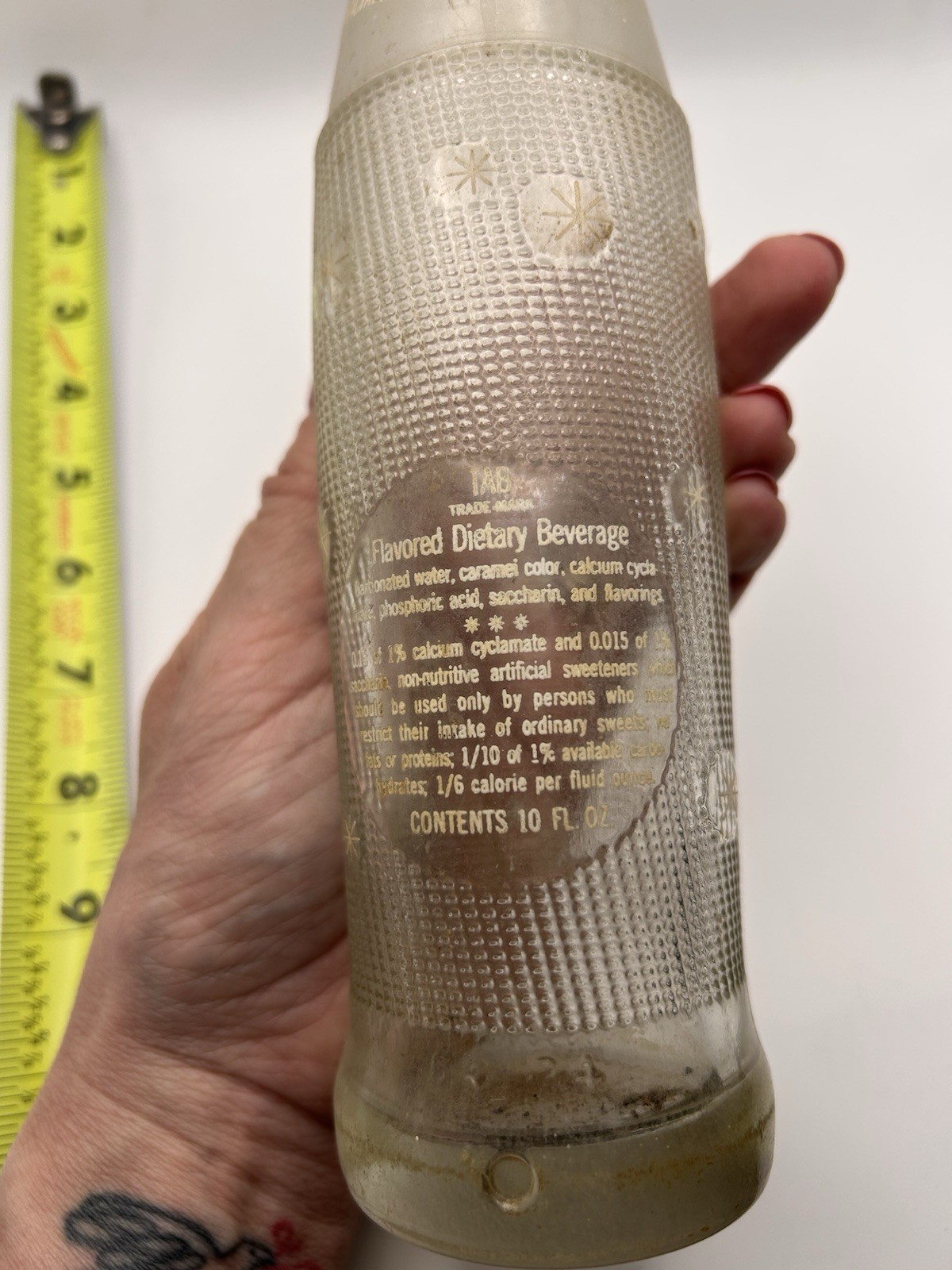 Vintage Glass Tab And Diet Rite Bottles