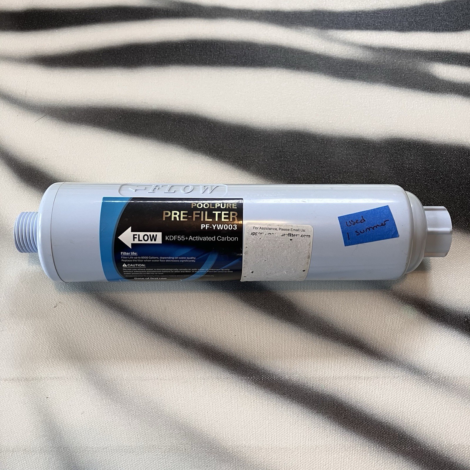 Poolpure Garden Hose End Pre Filter for Pool, Hot Tub, Spa, Reduces Chlorine