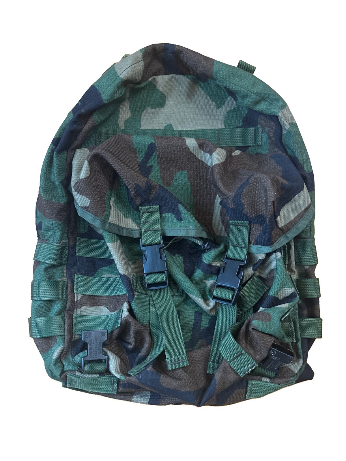 USGI SDS MOLLE II Patrol Pack M81 Woodland Stiffener & Foam Excellent Cond.