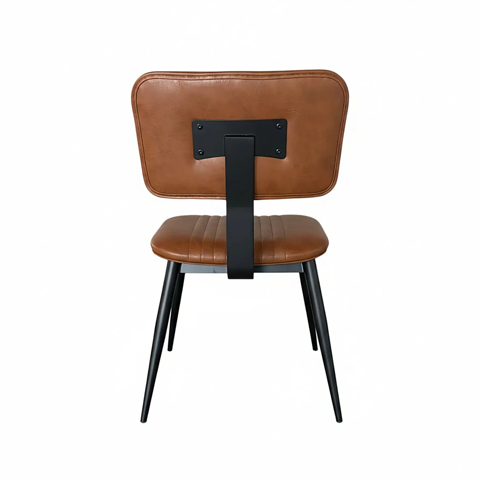 H&D Commercial Seating 6276 Heavy Duty Metal Chair w/ Padded Back & Seat