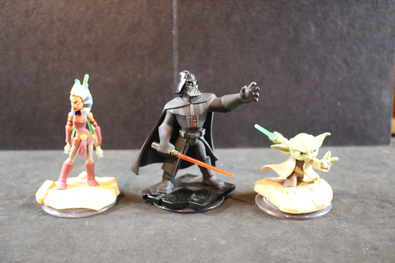 Disney Infinity - Video Game Figure - Star Wars - Darth Vader - Yoda - Set of 3