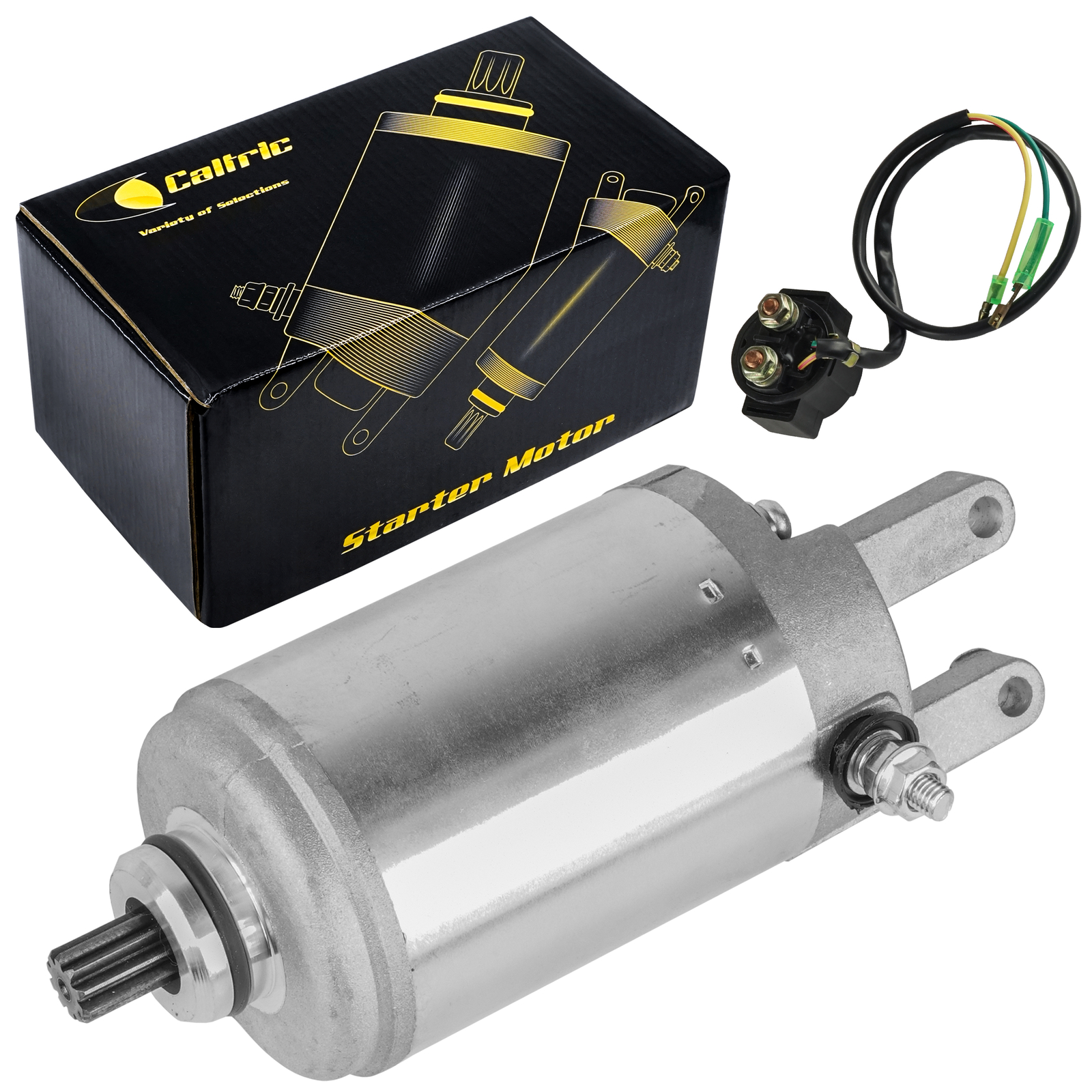 Starter & Solenoid for Honda Atv ATC250ES Big Red ATC250SX 250 ATC250 1985 1986