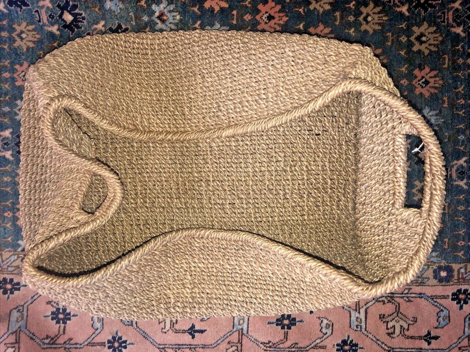 Vintage (New) Woven Rectangular Basket, Hand Woven, Natural Wonders, For Storage