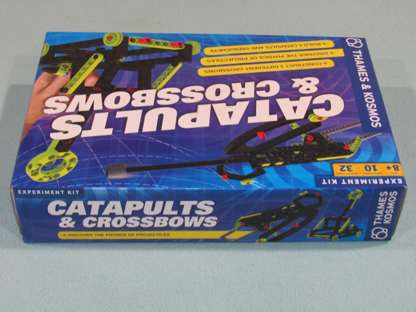 CATAPULTS & CROSSBOWS Physics Science Experiment Kit ~NEW (open) Thames & Cosmos
