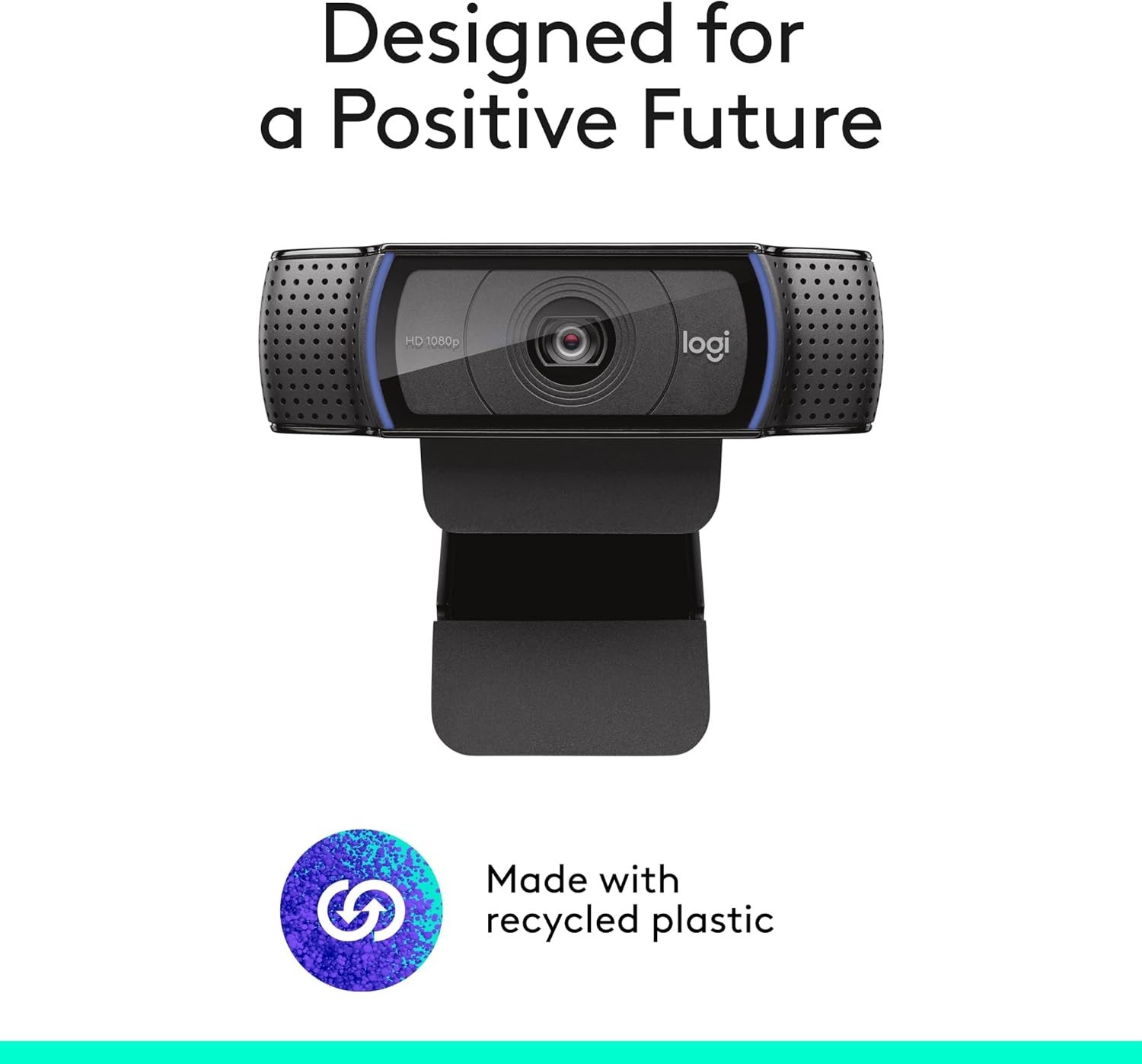 Logitech C920 HD Pro Webcam 1080p Full HD USB Web Camera w/ Mic – Black