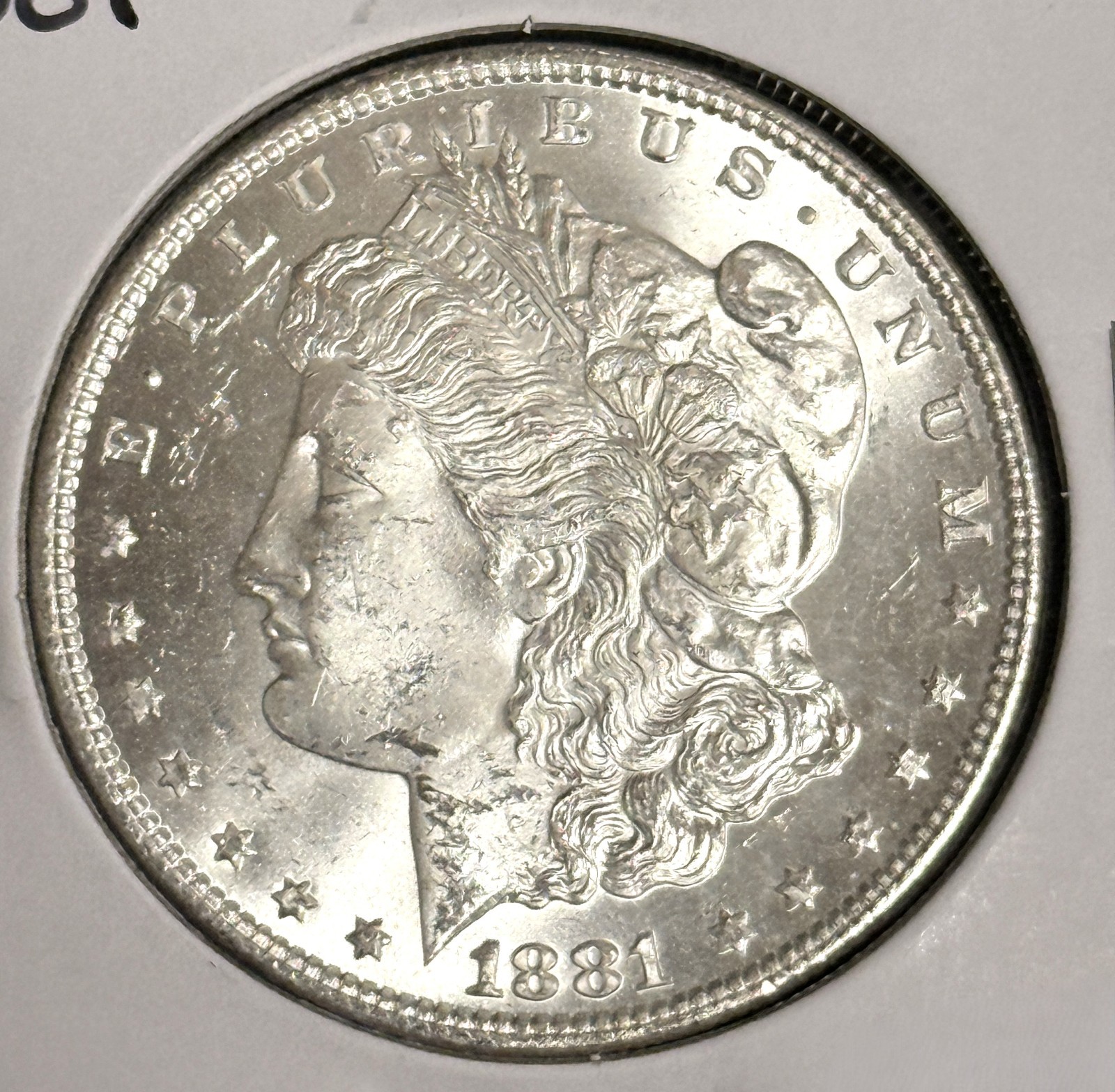 1881 Morgan Silver Dollar, Choice Uncirculated, (20288)