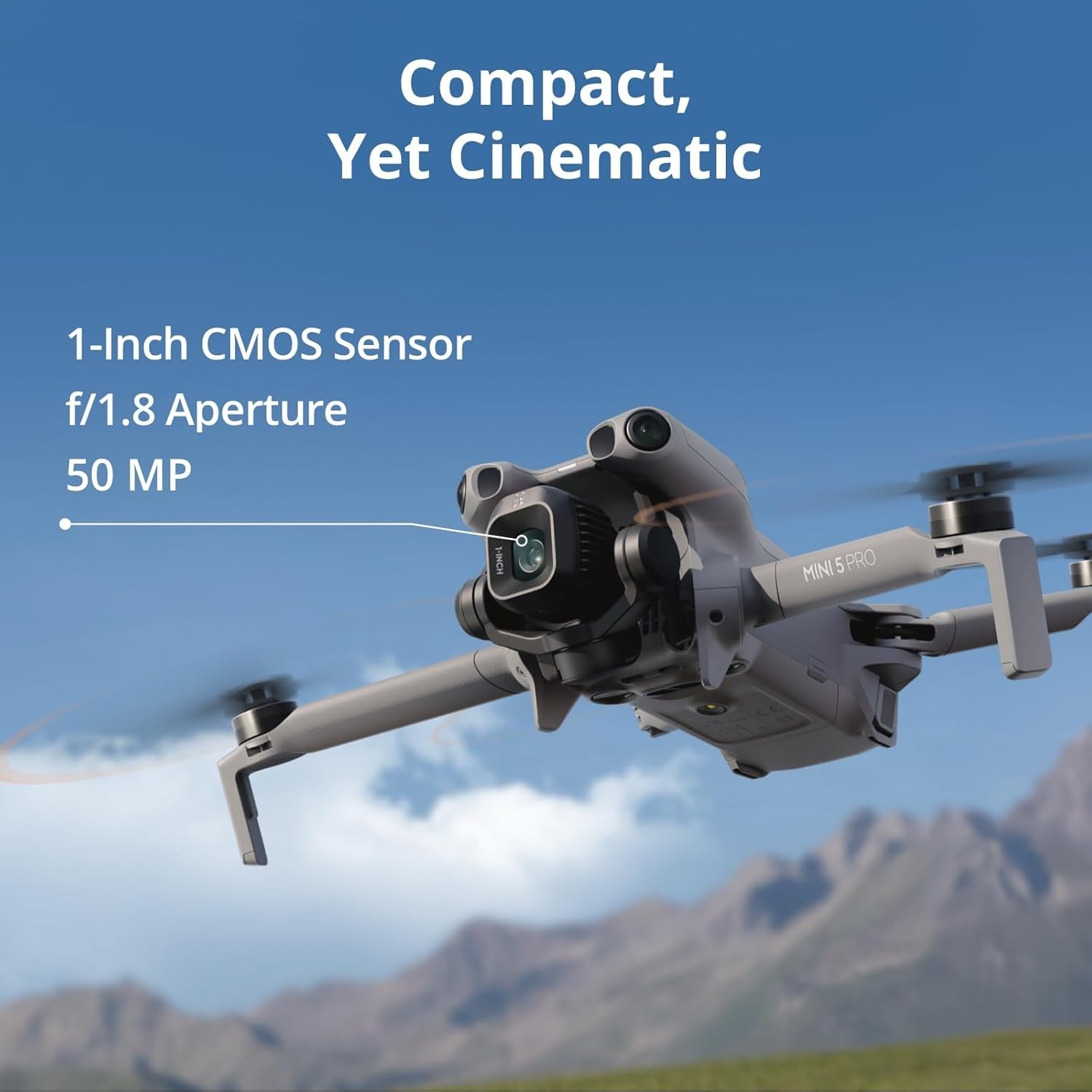 DJI Mini 5 Pro Fly More Combo with DJI RC 2, Drone with Camera