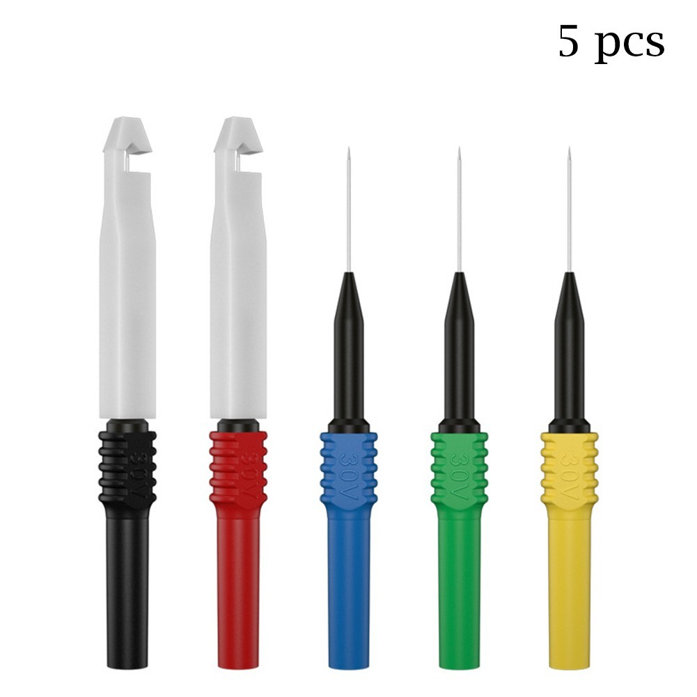 Test Probe Multimeter Tools 30-60V/30A 4mm AC/DC Head/Needle Insulated