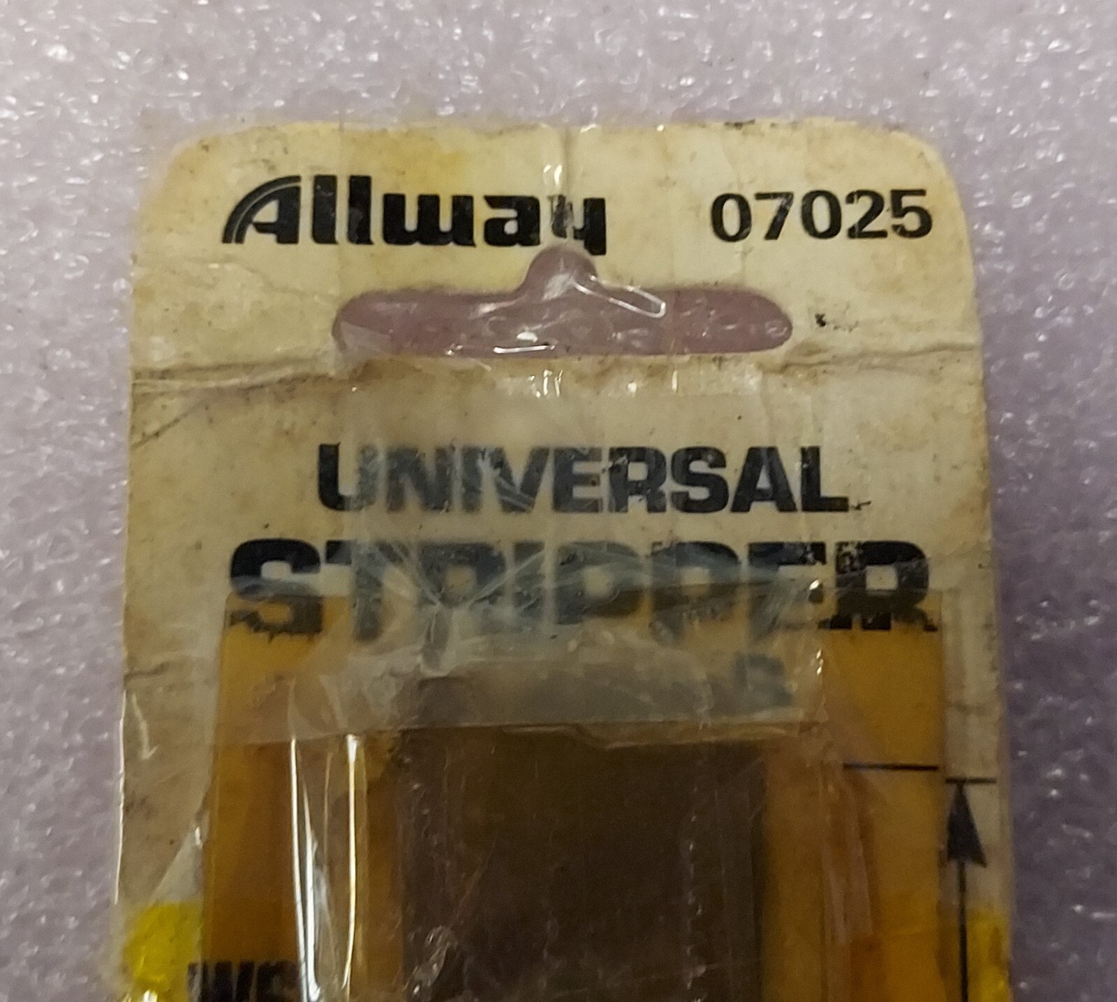 MODEL# 07025, UPC# 03706407025 - ALLWAY - UNIVERSAL STRIPPER BLADE 4"
