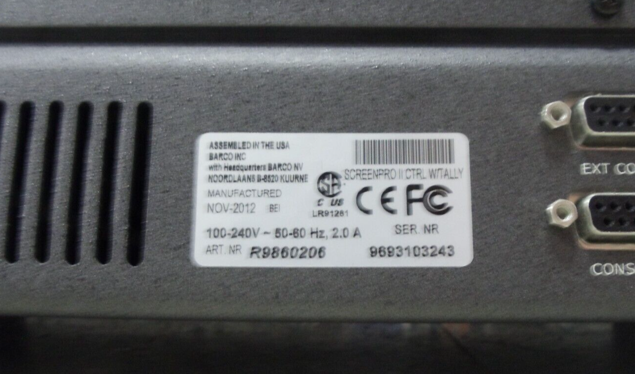BARCO Screen-Pro II HD Video Controller
