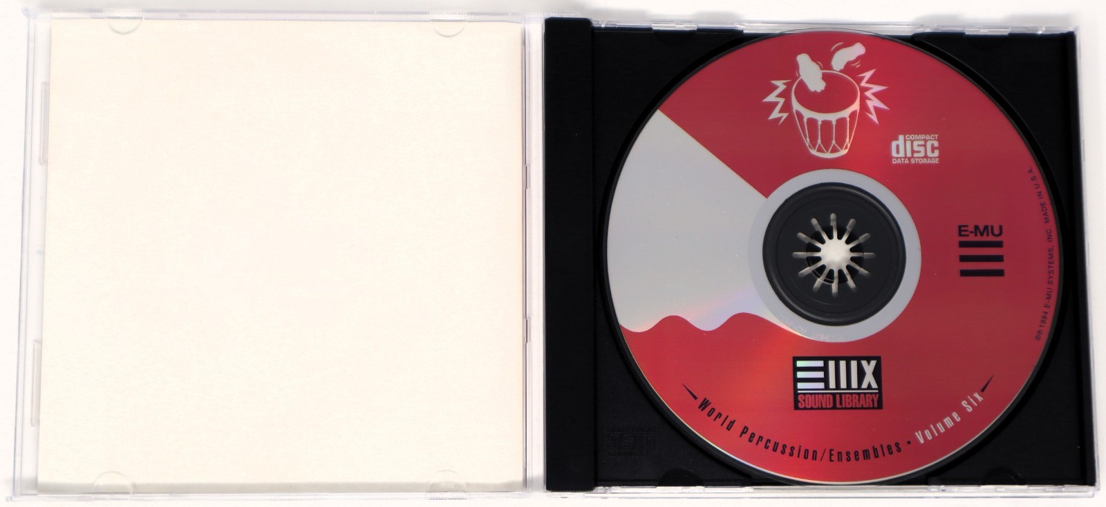 E-MU Systems Sound Library Volume 6 World Percussion/Ensembles Sampling CD 1994