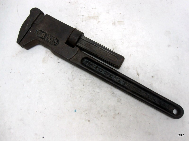 Vintage Trimo 18 inch Pipe Monkey Wrench