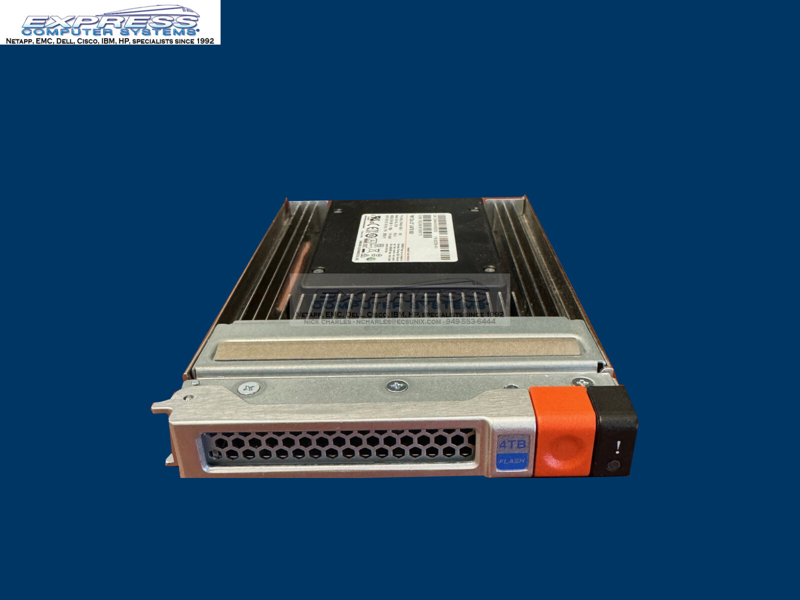 NETAPP X9172A 4TB NVMe SSD Module for A700 FAS9000 FAS9500 A900 108-00423