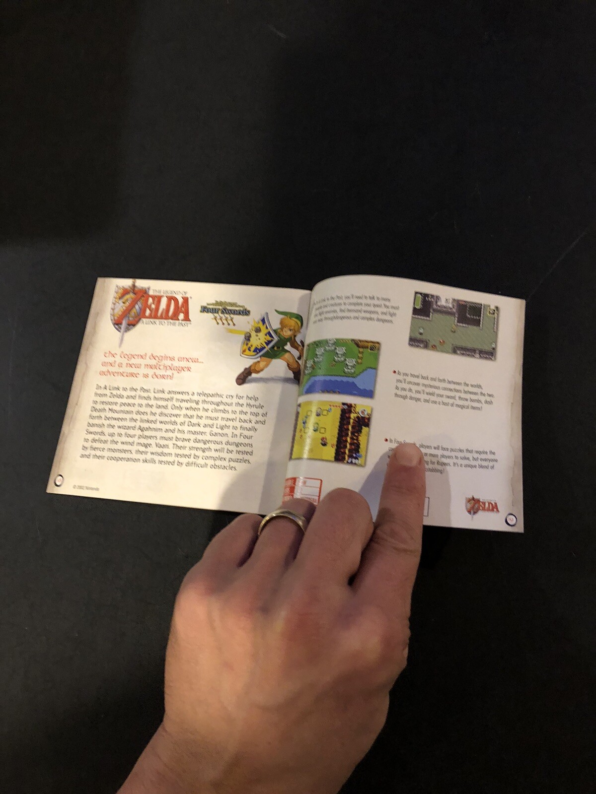 Nintendo gameboy advance journey is the beginning Insert