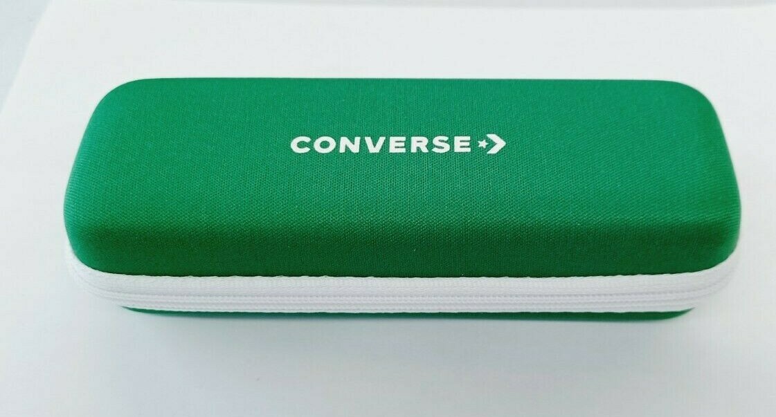 New CONVERSE  eyeglasses HARD  case new color green MEXICO IRELAND Rem Derigo