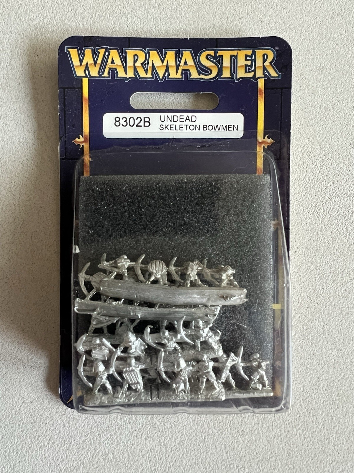Warhammer Warmaster 8302B Undead Skeleteon Bowmen Metal OOP GW