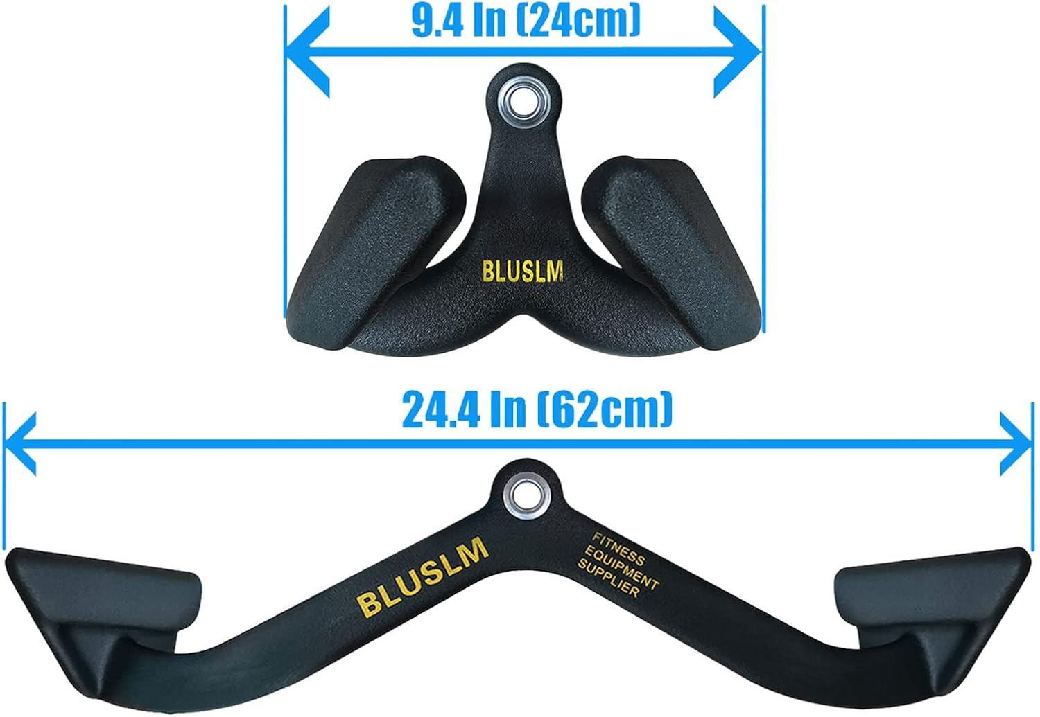 LAT Pull down Bar for Cable Machine, LAT Pulldown Attachments T-Bar V-Bar Cable