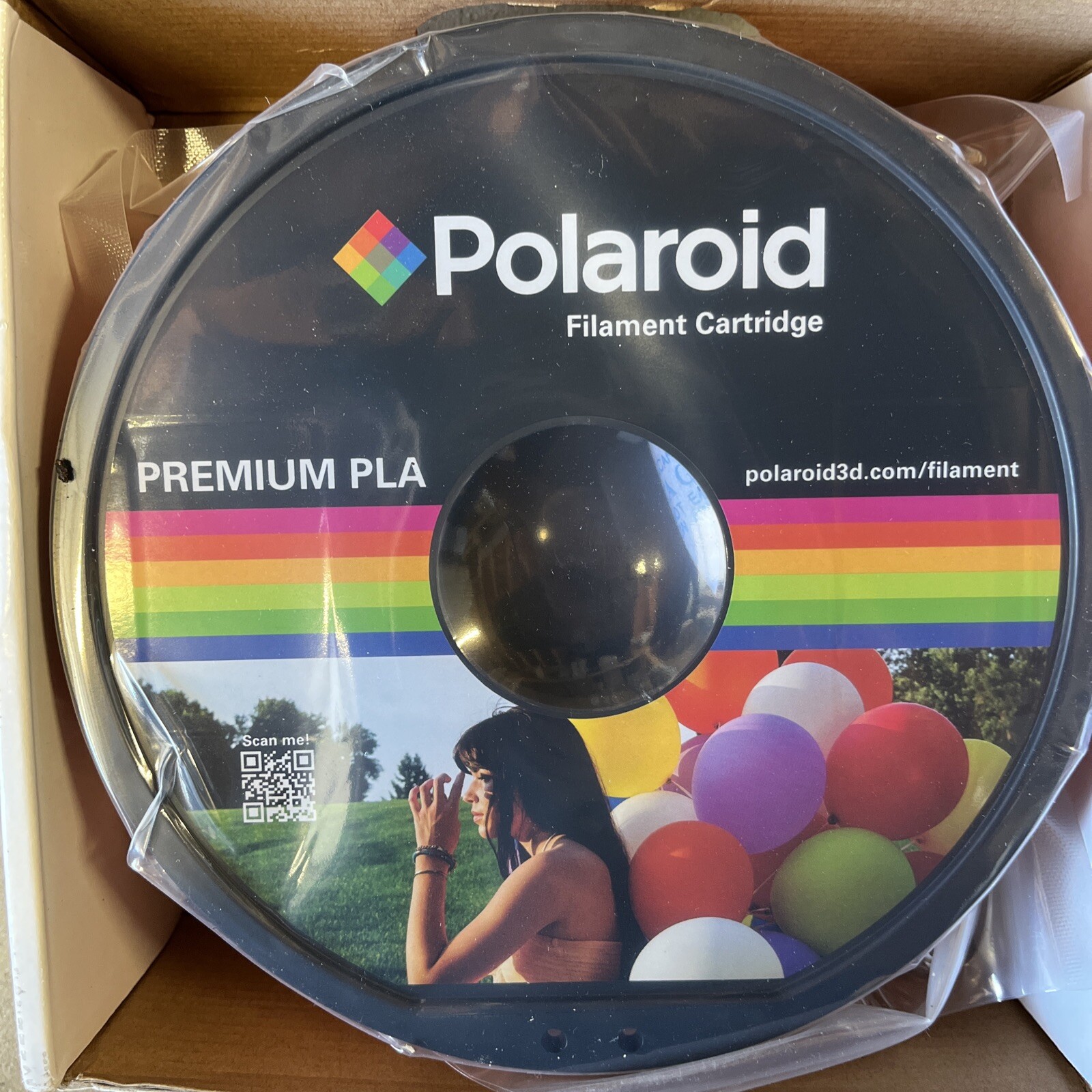 Polaroid 3D Printer Filament 1.75mm 1kg - Orange Premium PLA