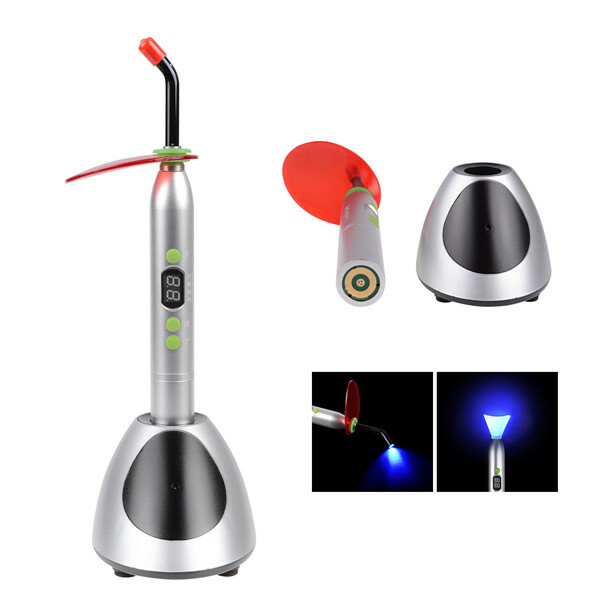 Dental 5W LED Wireless Orthodontics Curing Lamp Light & Whitening Tip YS-B USA