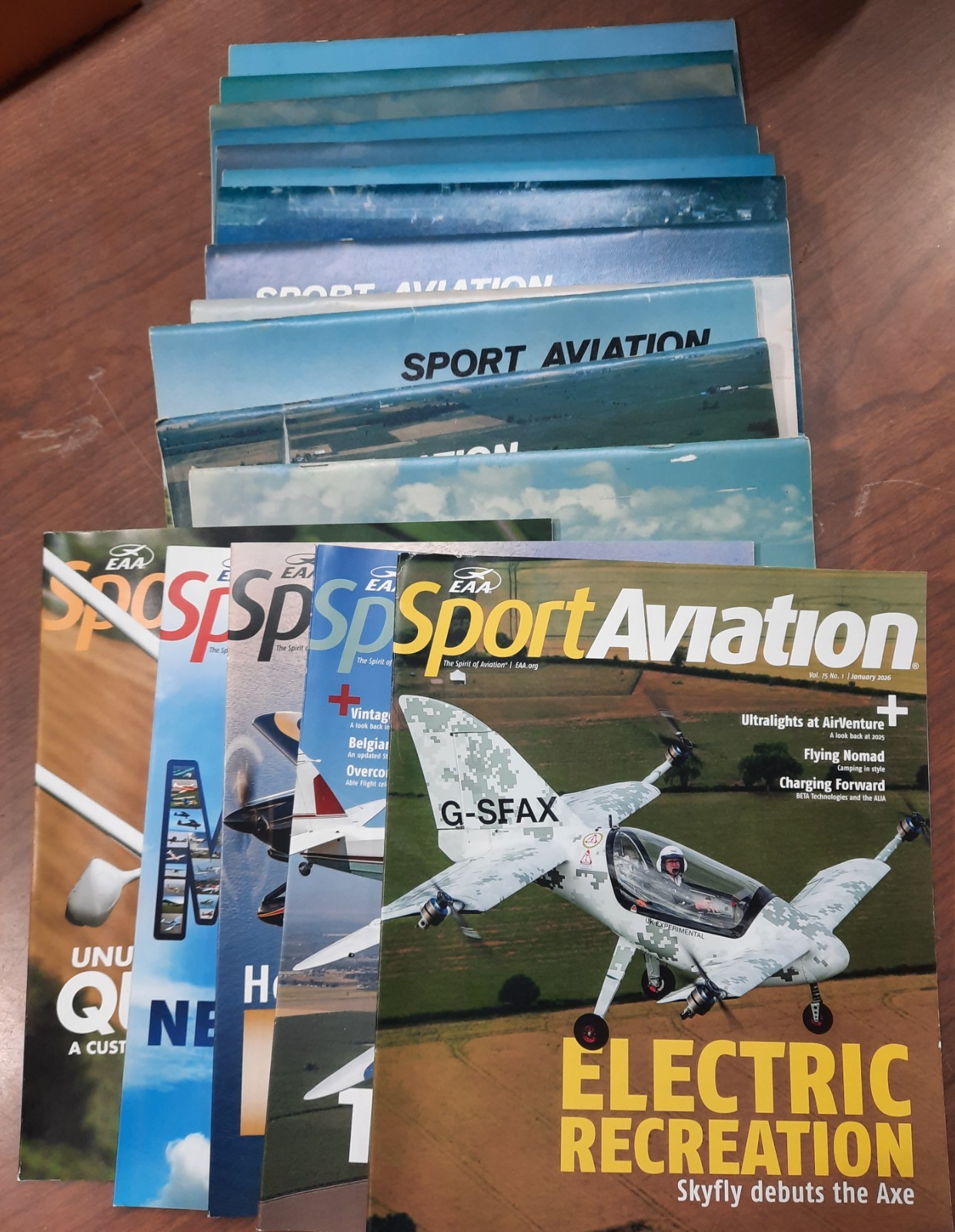 Vintage Sport Aviation News Magazine Lot +