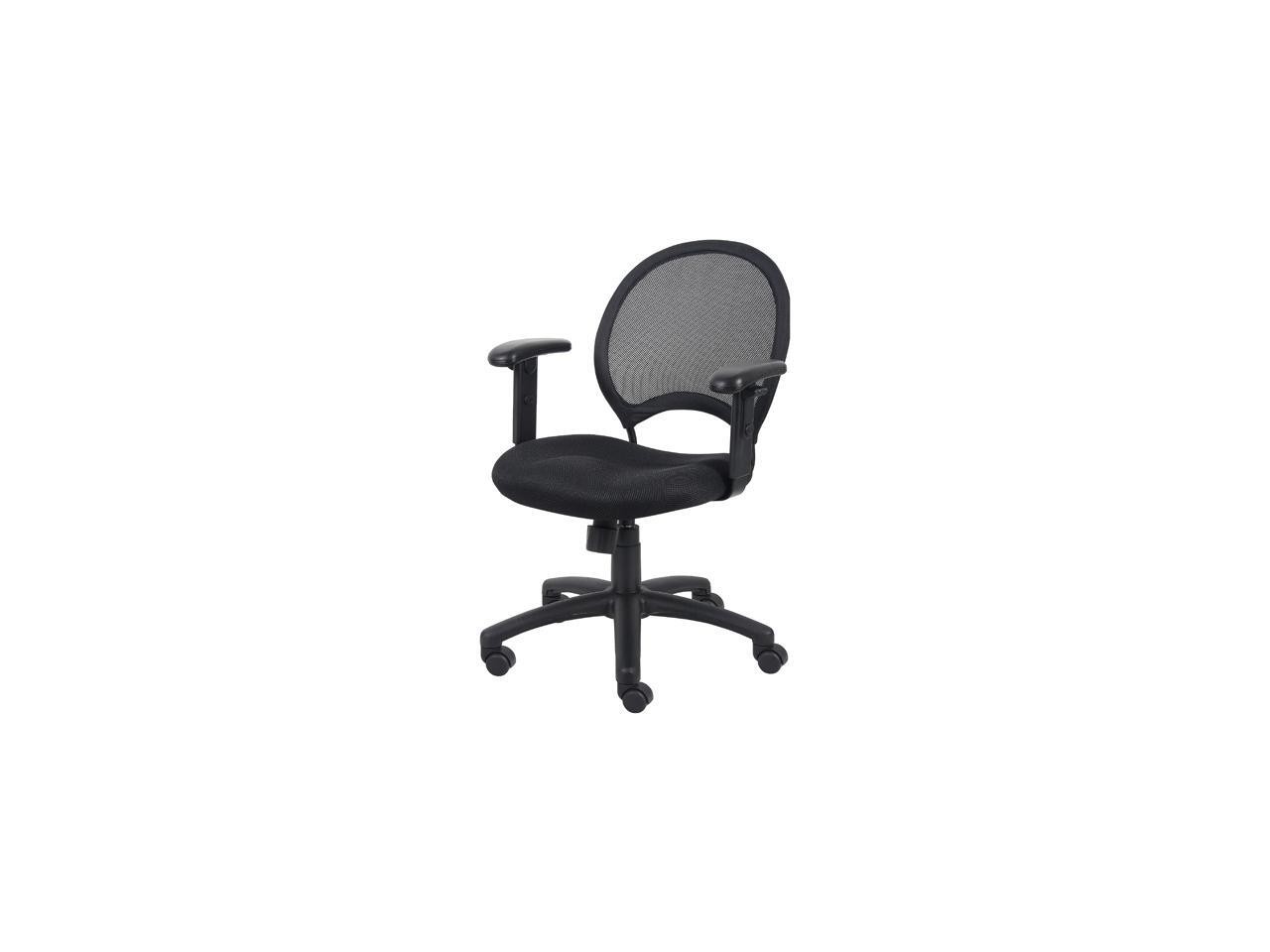 Boss B6216 Mesh Chair with Adjustable Arms
