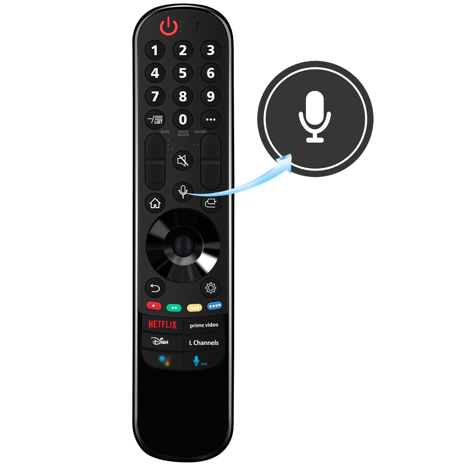 New AN-MR21GA Voice Replace Remote for LG TV 65QNED90UPA 65QNED95UPA 65QNED99UPA