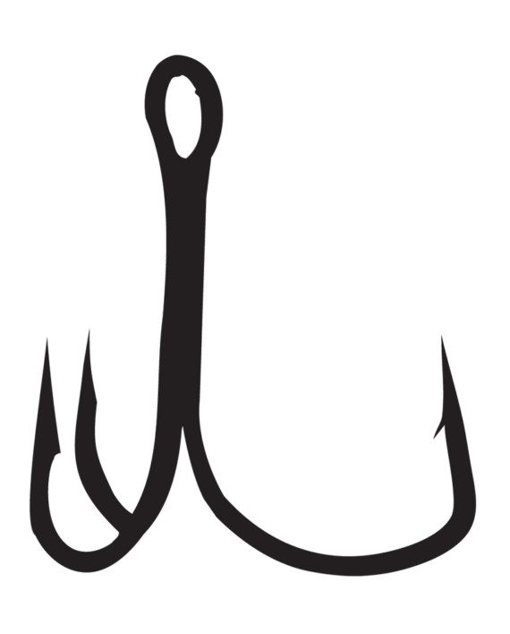 Gamakatsu EWG Treble Hook Extra Wide Gap Replacement Fishing Treble Hook
