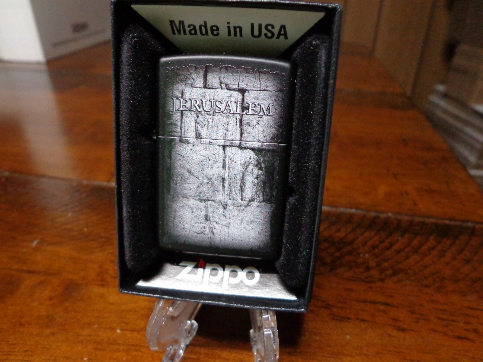 JERUSALEM ISREAL THE WAILING WALL ZIPPO LIGHTER MINT IN BOX