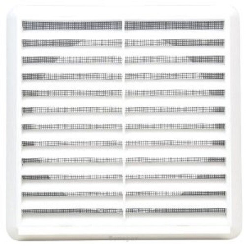 FANTECH PLASTIC FIXED LOUVRE 125 DIA C/W FLYWIRE - FANEPFL125