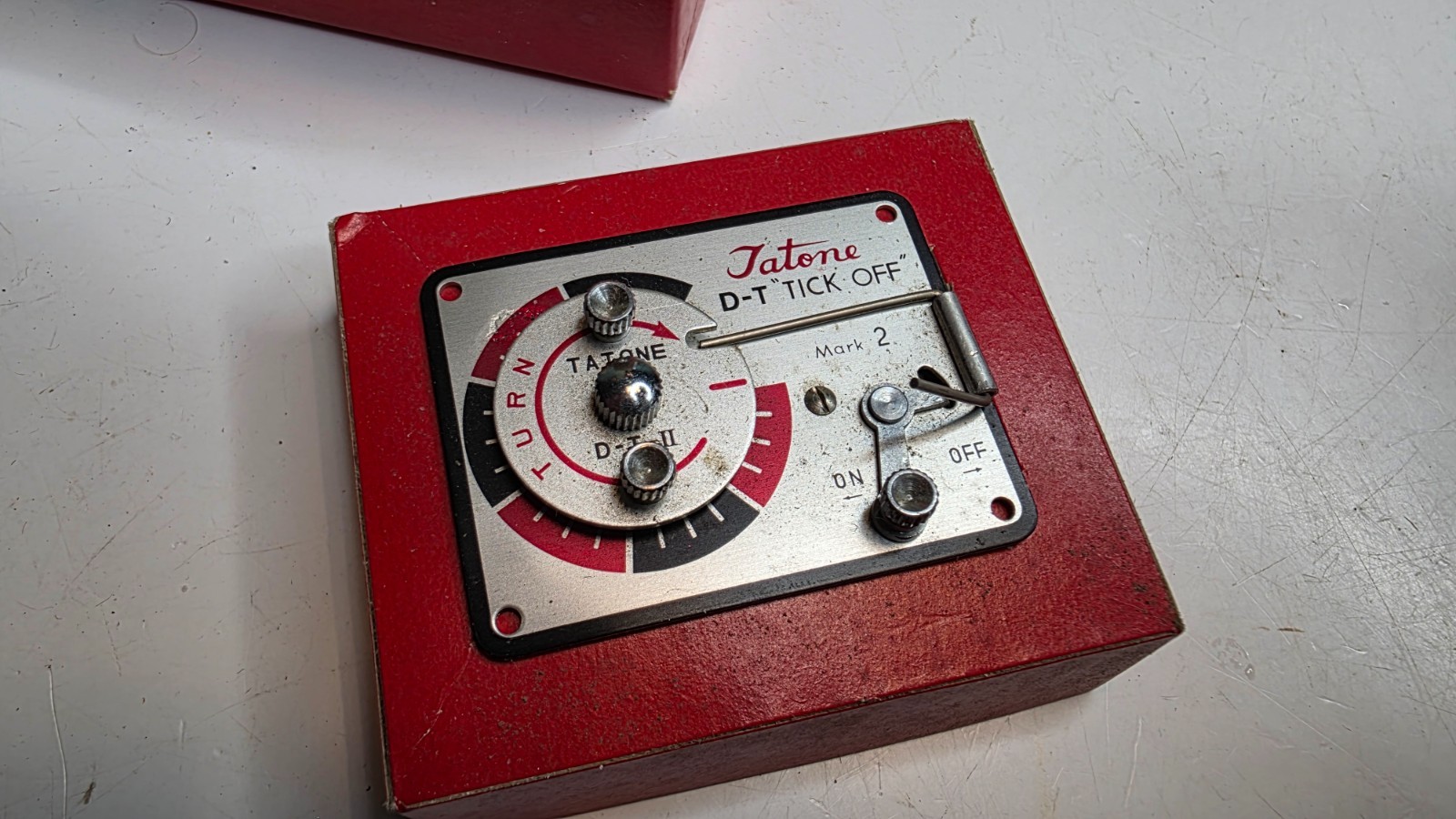 NOS Tatone Tick Off Timer For Balsa Free Flight Model Airplane DT Mark 2 balsa