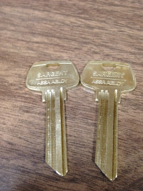 Sargent Original Rim Cylinder HF Keyway Zero Bitted 32D (N3)