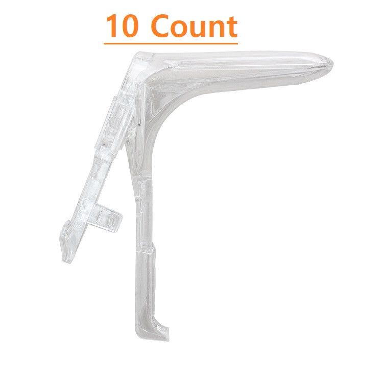 10 Pack, Disposable Vaginal Speculum NonSterile, MEDIUM Unadaptable 4912