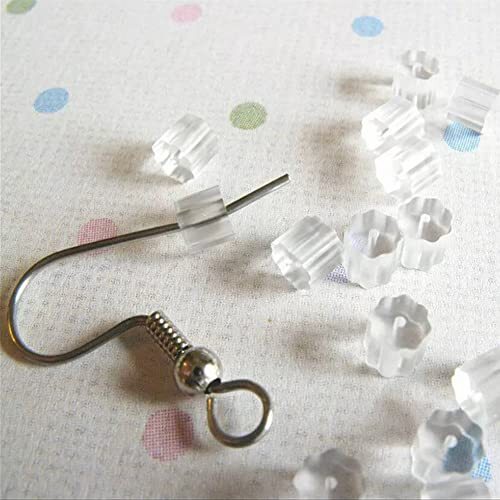 Silicone Earring BacksPCS Soft Earring Stoppers, Clear Earring Backing 200