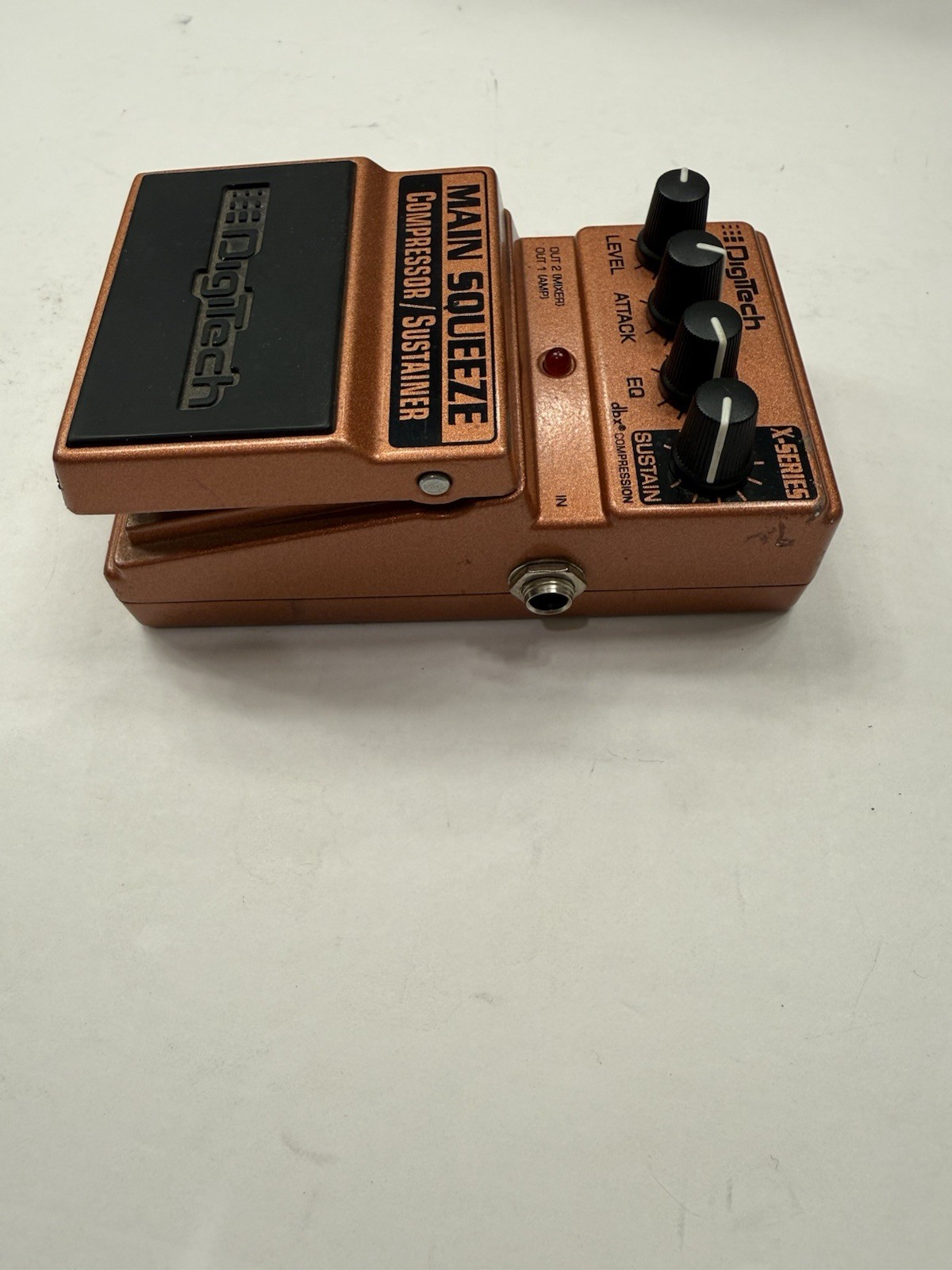 Digitech XMS X-Series Main Squeeze Compressor / Sustainer Guitar Effect Pedal