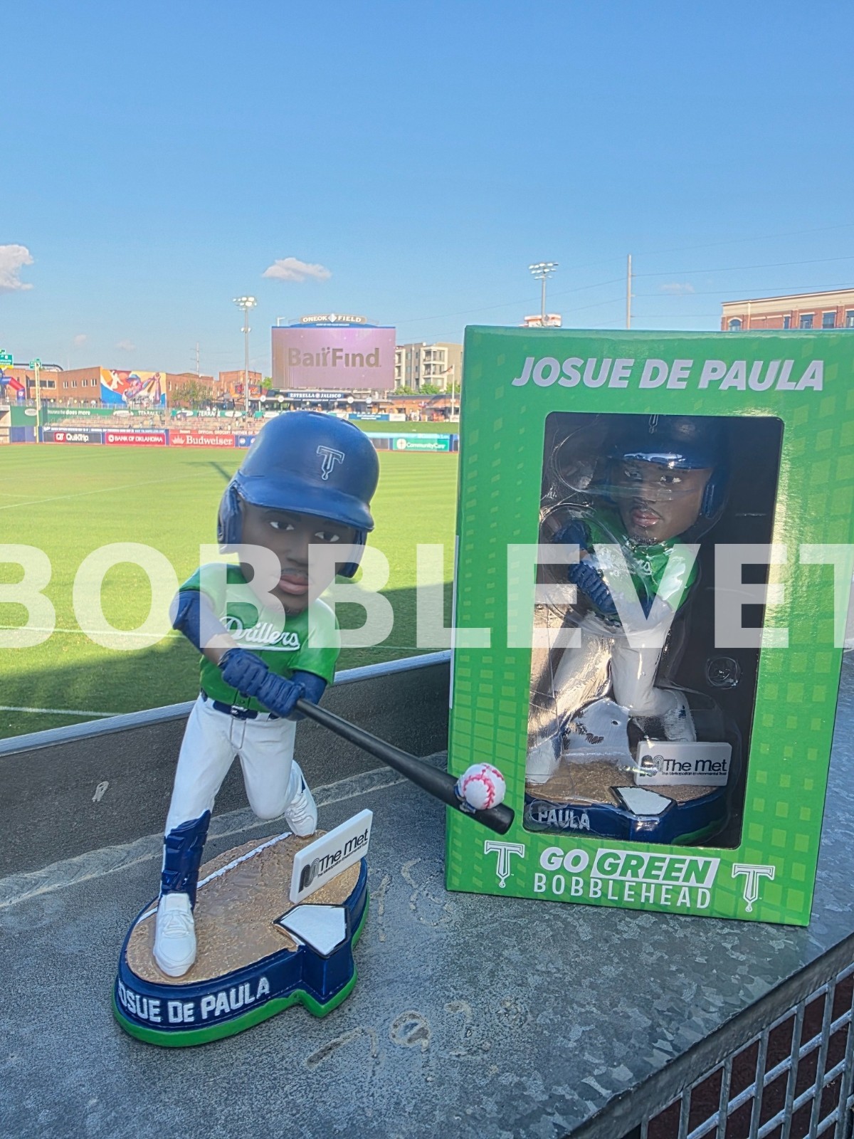 Josue De Paula Tulsa Drillers Los Angeles Dodgers Bobblehead