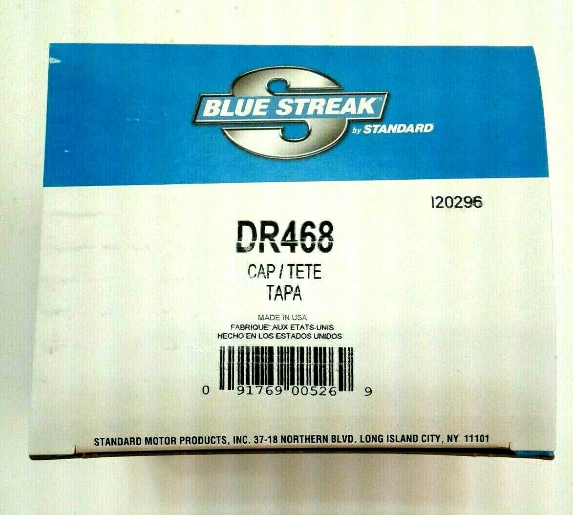 Blue Streak by Standard Distributor Cap Standard DR-468