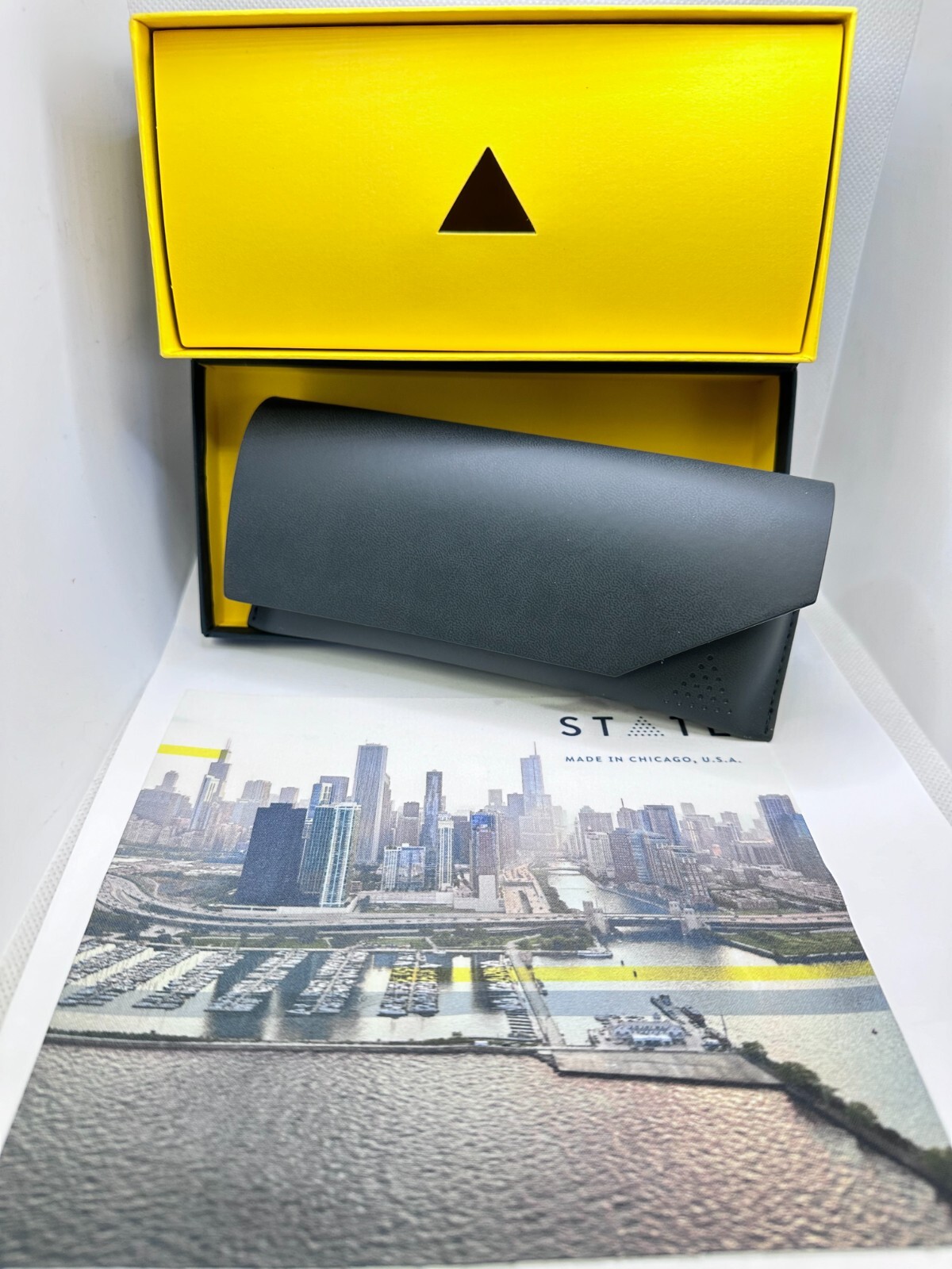 New State Optical Eyeglass Case Cloth & Presentation Box No frame