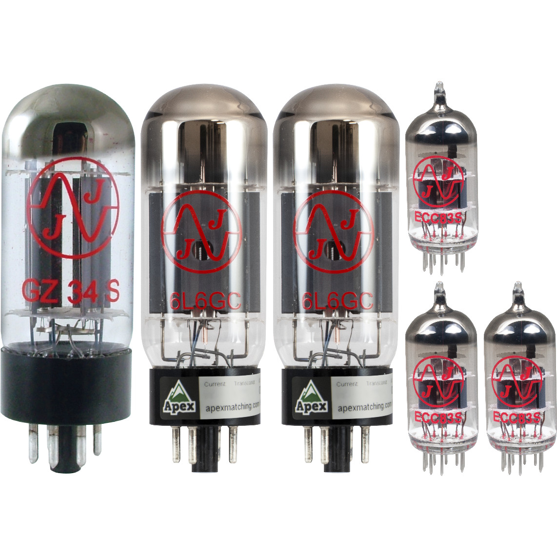 Tube Set, for Fender 59 Bassman LTD, Tube Brand: JJ Electronics