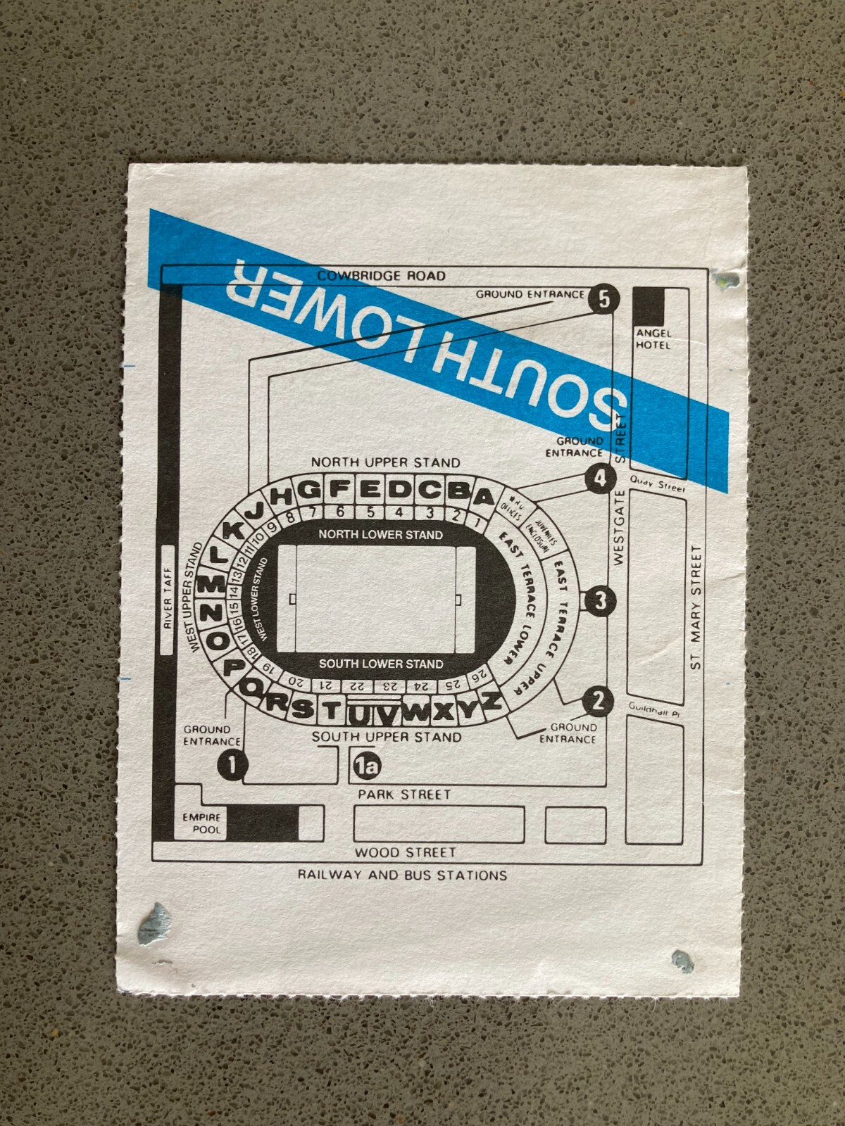 Wales v Turkey 1996 Match Ticket