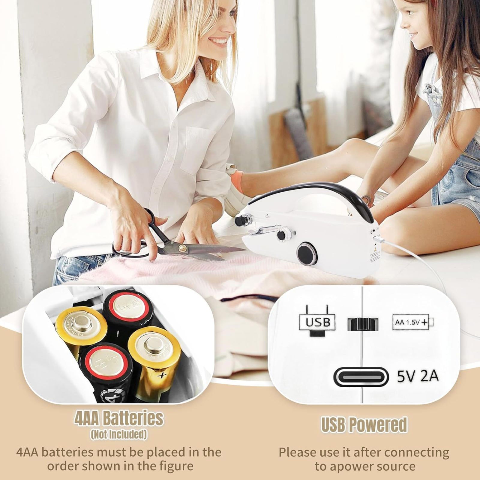 High Quality Sewing Machine Multi-fabric Compatibility Convenient Portability