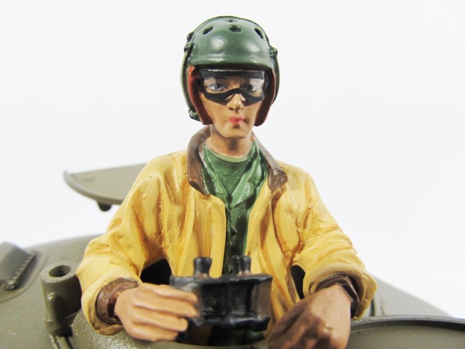 MATO 1/16 RC TANK Driver COMMANDER Soldier FIGURE Half Body PAINTED #2010